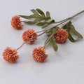 Ins Dandelion Flower Ball Branch Silk Artificial Flowers Home Wedding Decor Flore Arrangement Accessaries Fake Flores