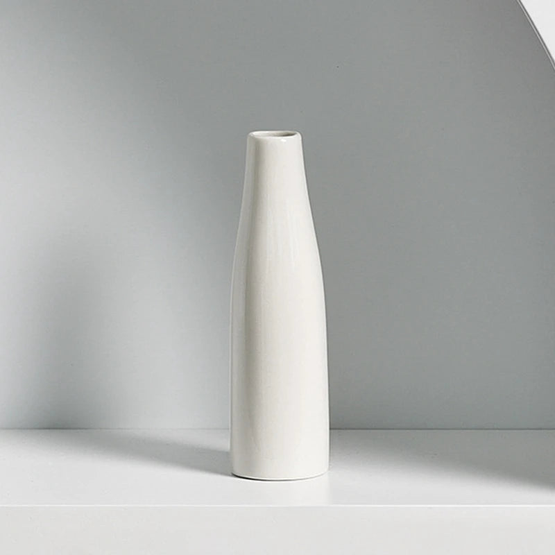 Mini Ceramics Vase Decorative Vase Wedding Table Flower Vase Bud Flower Plant Pot Desktop Ornament Decorative Vase Florero