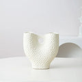 Nordic Golden Ceramic Vase Modern Home Decoration Ornaments Countertop Vase Creative Living Room Flower Arrangement Vase