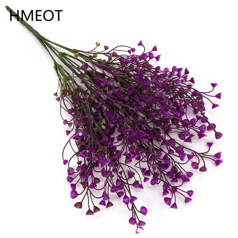 Artificial Plants Admiralty Plastic Green Grass Garden Balcony Wall Hanging Leaves DIY Flower Arrangement Materials Home Decor