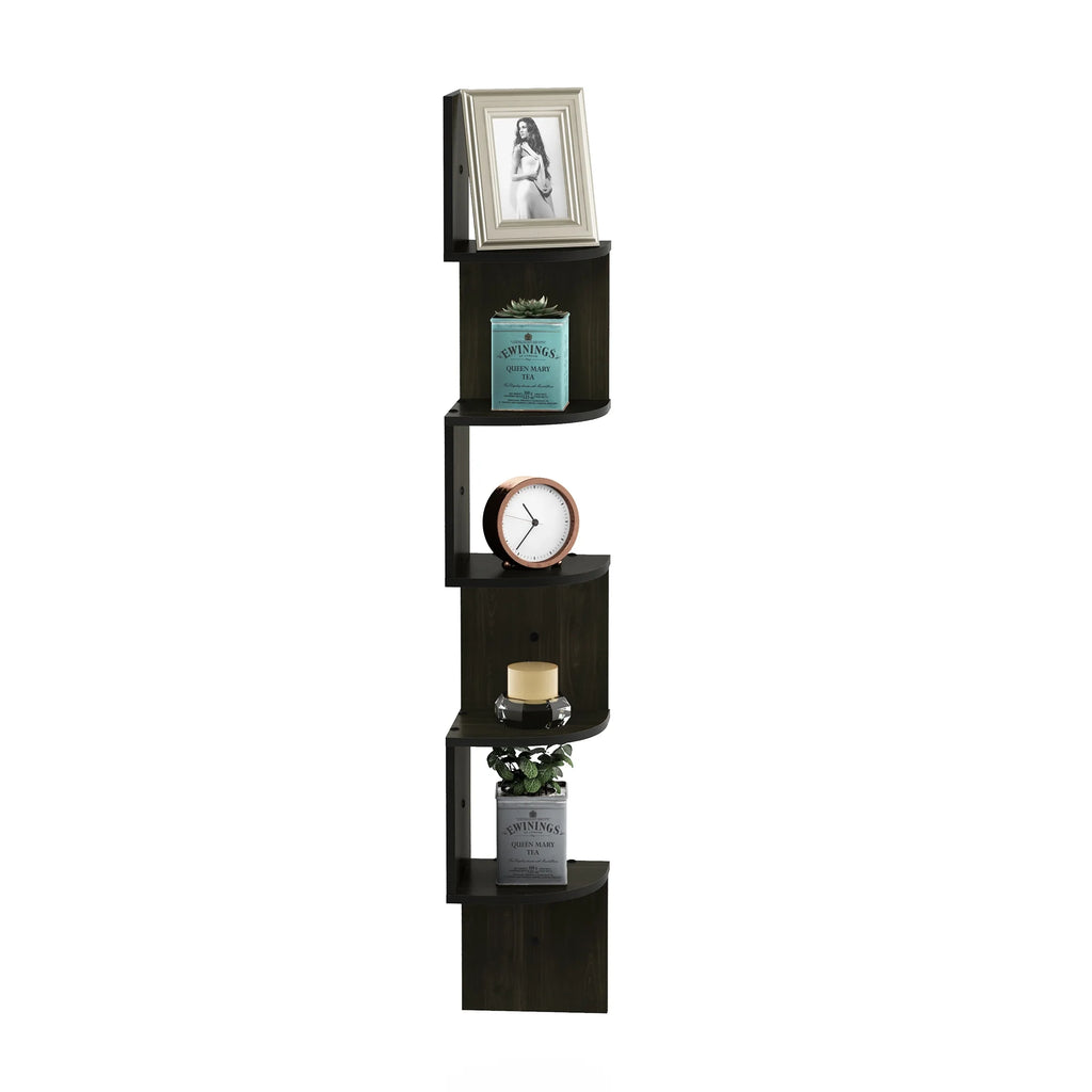 5-Tier Floating Corner Shelf | Cove & Co.