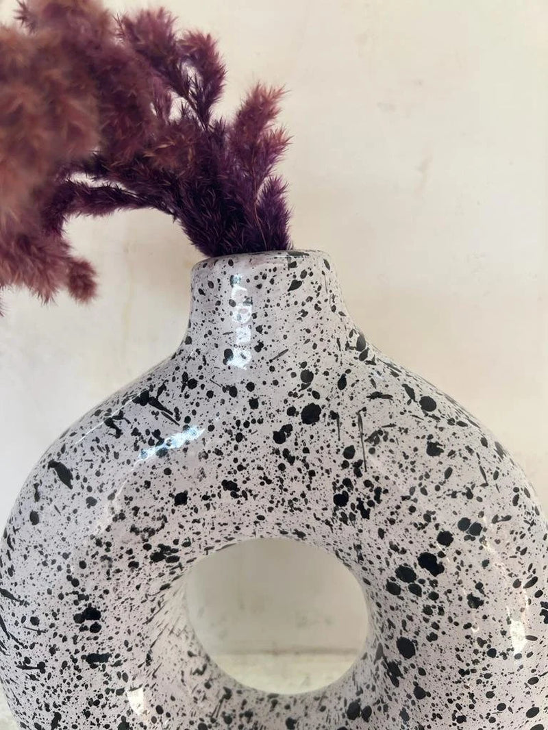 Terracotta Vase, Ceramic Pottery Decoration, Vase